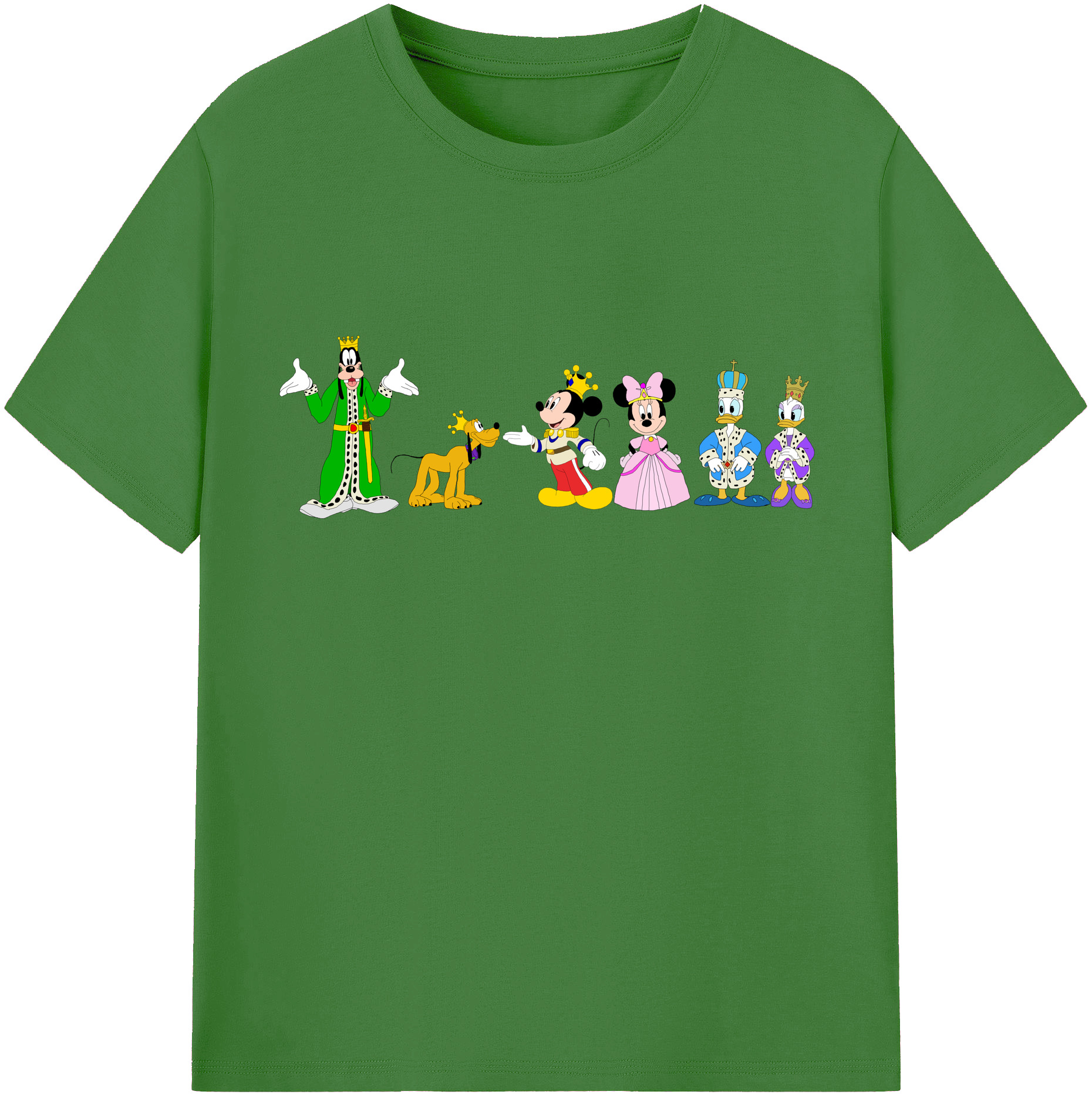 （画像用） ミッキーマウス Mickey Mouse レディースカジュアルプリントTシャツ（綿100％）